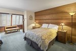 Large second bedroom with a comfortable queen size bed